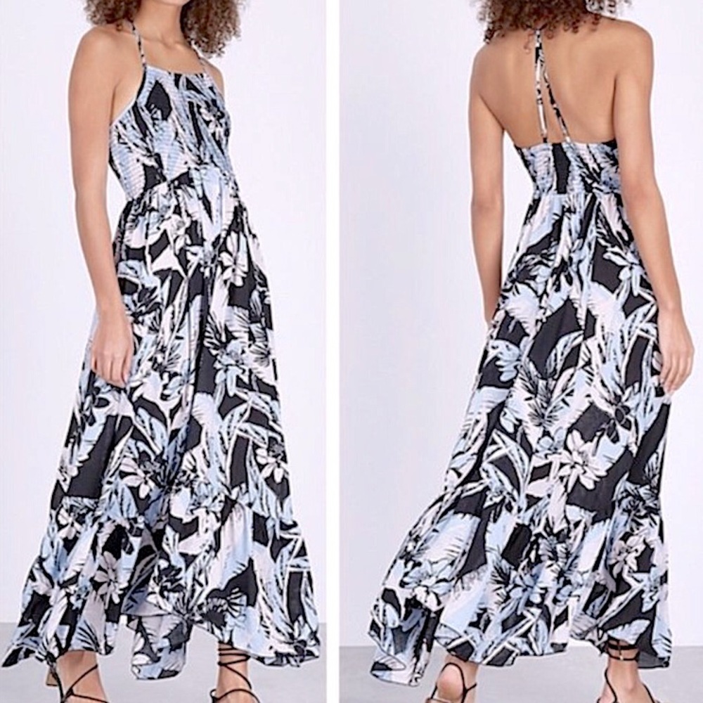 Free People Paradise Halter Maxi Dress